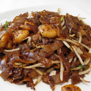 Singapore Style Rice Noodles Shrimp