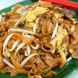 Singapore Style Rice Noodles Chicken